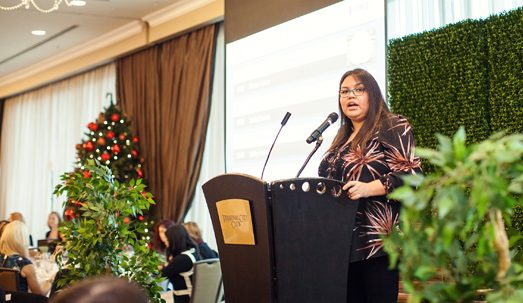 Lisa Tallio at Minerva BC Heart Centred Leadership Luncheon