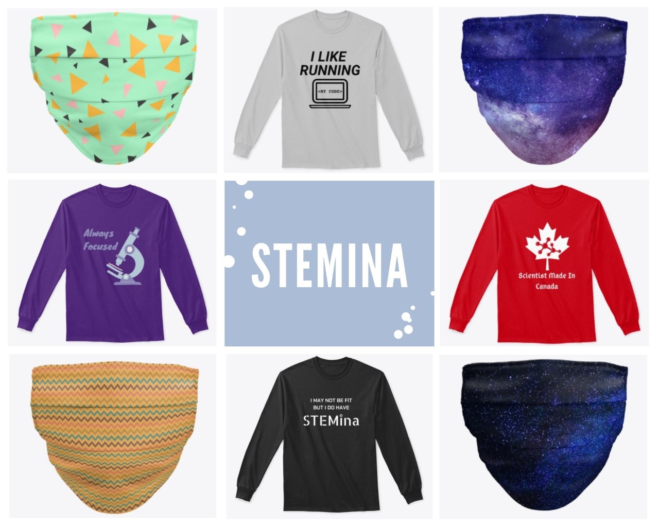 stemina merchandise by youth alumni