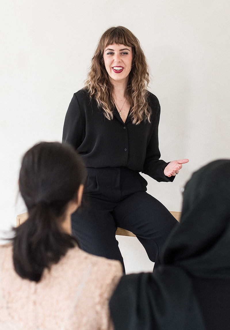 minerva bc woman happily leading women youth