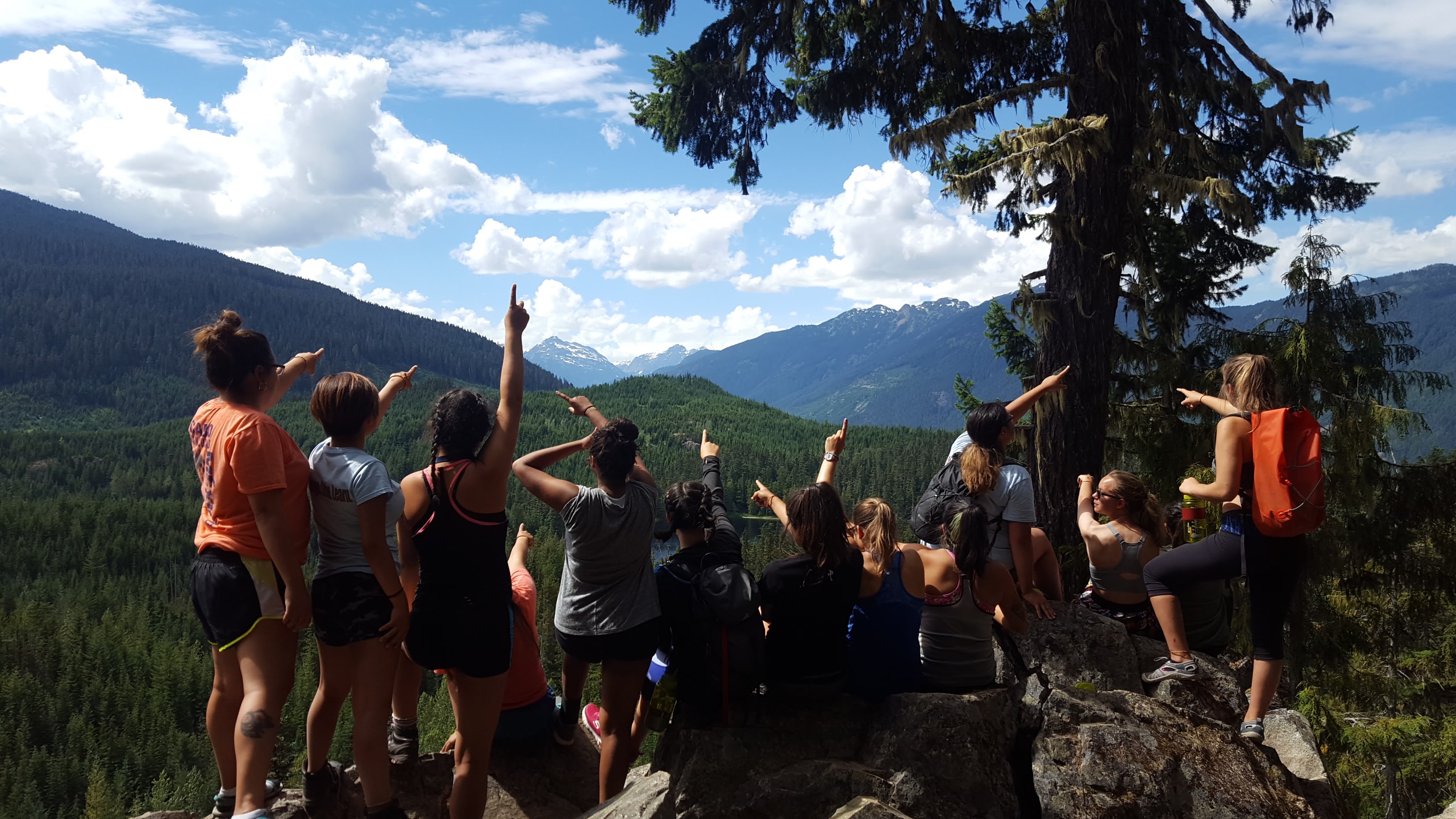 Hiking Gambier Island