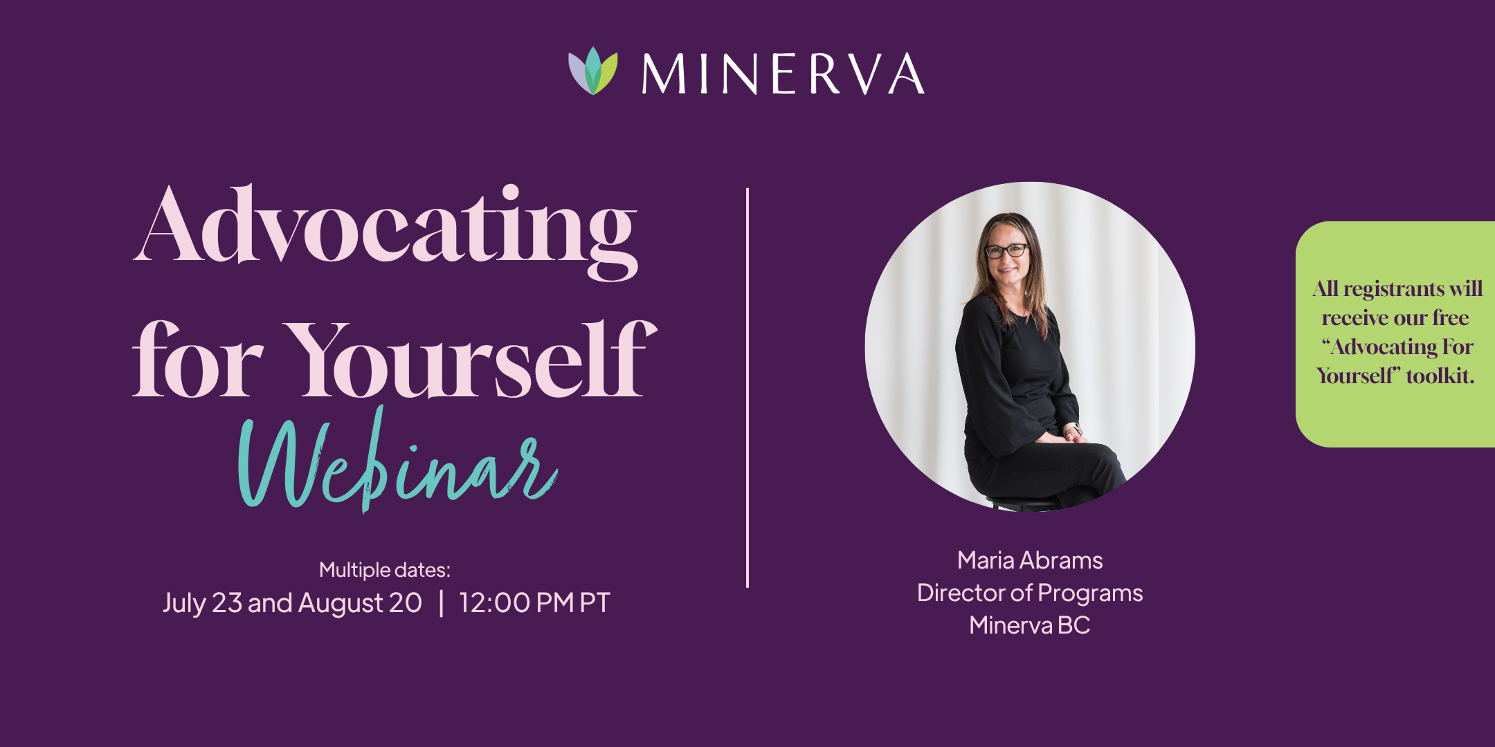 Eventbrite Advocating For Yourself Webinar